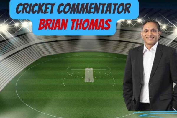 Cricket Commentator Brian Thomas